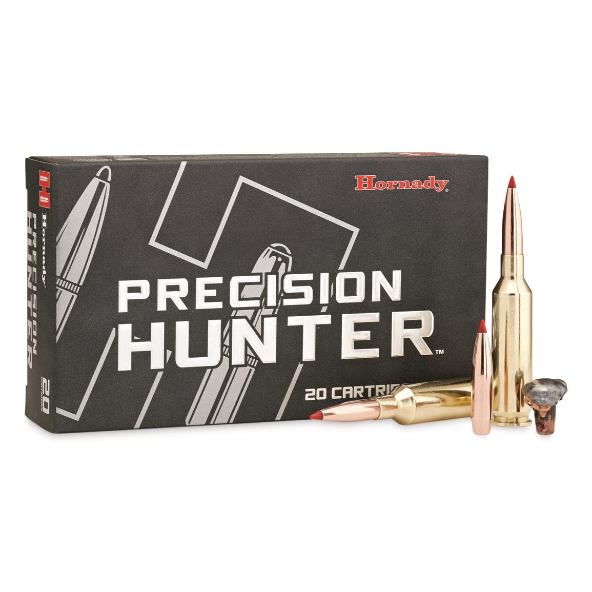 Hornady Precision Hunter, .338 Lapua Mag., ELD-X, 270 Grain, 20 Rounds - Image 1
