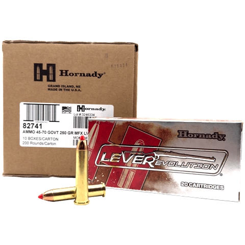 45-70 – Hornady LeverEvolution 250 Grain Monoflex – 200 Rounds - Image 1