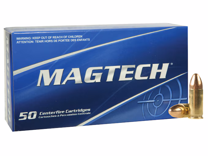 Magtech 9mm Luger Ammo 124 Grain Full Metal Jacket (1000 rounds) - Image 1