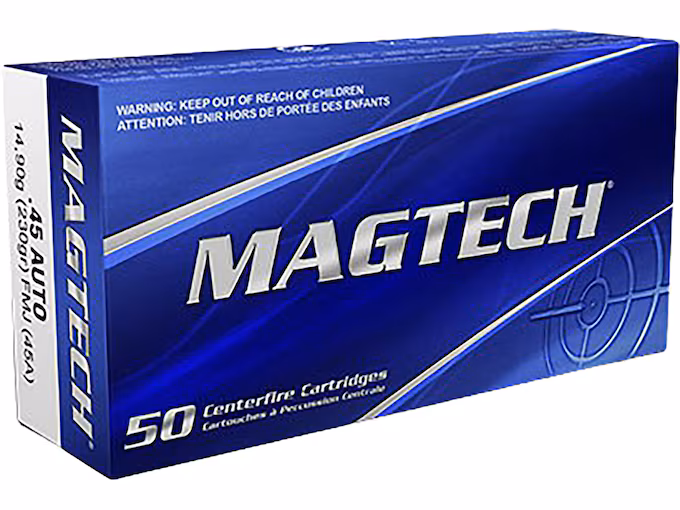 Magtech 45 ACP Ammo 230 Grain Full Metal Jacket (1000 rounds) - Image 1