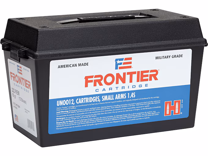Frontier Cartridge Military Grade 223 Remington Ammo 55 Grain Full Metal Jacket (200 round) - Image 1
