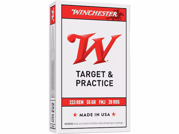 Winchester White Box USA 223 Remington Ammo 55 Grain Full Metal Jacket (1000) - Image 1