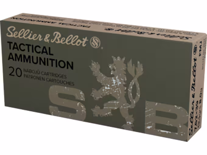 Sellier & Bellot 7.62x39mm Ammo 124 Grain Full Metal Jacket (600 rounds) - Image 1