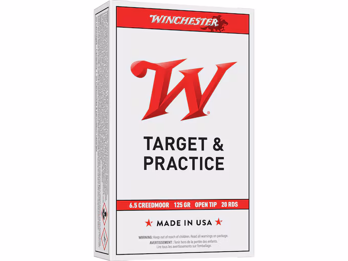 Winchester White Box USA 6.5 Creedmoor Ammo 125 Grain Jacketed Hollow Point (200 rounds) - Image 1