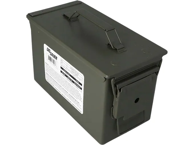 Sig Sauer Hybrid Ball 6.8x51mm (277 Sig Fury) Ammo 113 Grain Solid Lead Free Ammo Can of 460 (23 Boxes of 20) 460 - Image 1