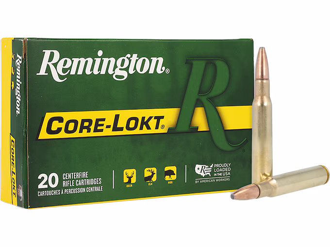 Remington Core-Lokt 30-06 Springfield Ammo 150 Grain Jacketed Soft Point (200 rounds) - Image 1