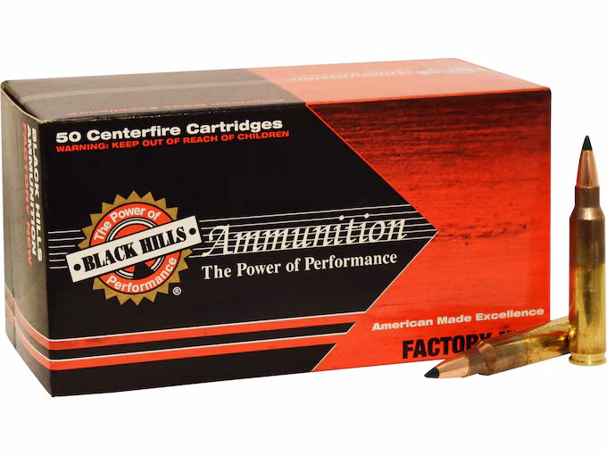 Black Hills 5.56x45mm NATO Ammo 69 Grain Sierra Tipped MatchKing Polymer Tip (500) - Image 1