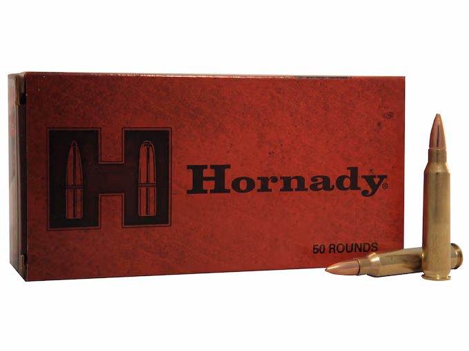 Hornady Custom 223 Remington Ammo 55 Grain Full Metal Jacket (500 rounds) - Image 1