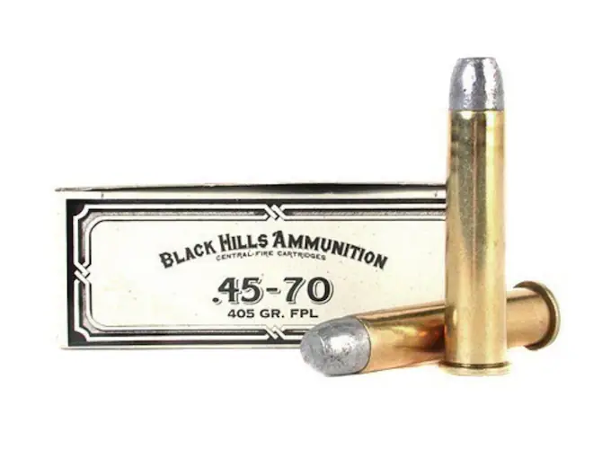 Black Hills Cowboy Action 45-70 Government Ammo 405 Grain Flat Nose (200 rounds) - Image 1