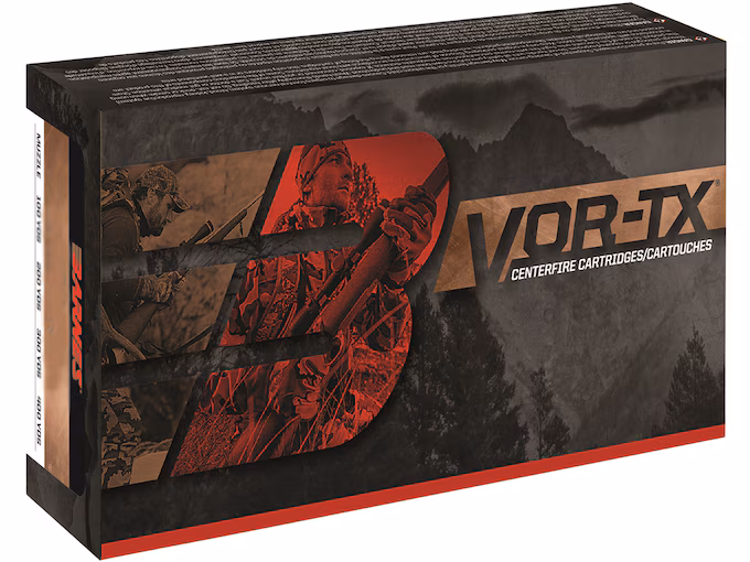 Barnes VOR-TX 338 Lapua Magnum Ammo 280 Grain Barnes Long Range X (LRX) Polymer Tip Lead Free Box of 20 - Image 1