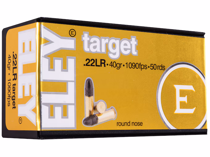 Eley Target 22LR Ammo 40 Grain Round Nose ( 5000 rounds ) - Image 1