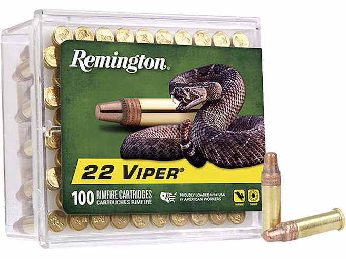 Remington Viper Hyper Velocity 22LR Ammo 36 Grain Plated Truncated Cone (5000 rounds) - Image 1
