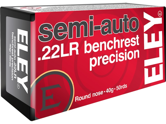 Eley Semi-Auto Benchrest Precision 22LR Ammo 40 Grain Round Nose (5000 rounds) - Image 1