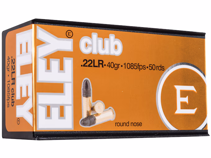 Eley Club 22LR Ammo 40 Grain Round Nose (5000 rounds) - Image 1