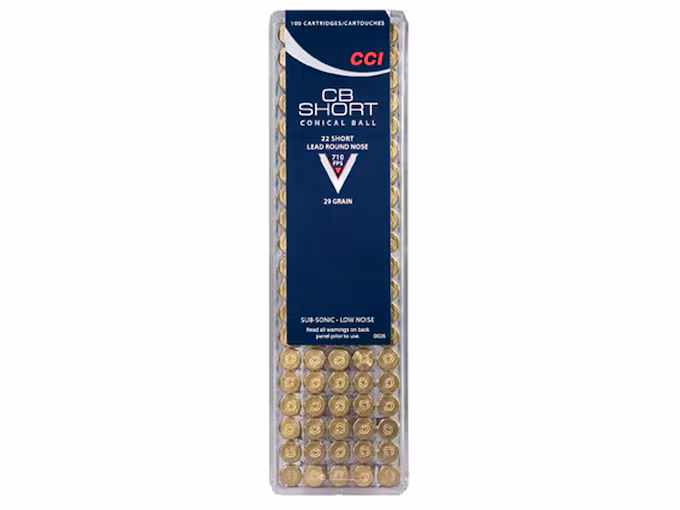 CCI 22 CB Short Ammo 29 Grain Round Nose (5000 rounds) - Image 1