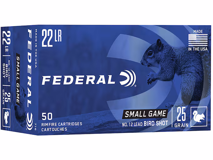 Federal Game-Shok 22LR Ammo 25 Grain Lead Shot (500 rounds) - Image 1