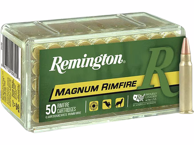 Remington Premier 17 Hornady Magnum Rimfire (HMR) Ammo 20 Grain Jacketed Soft Point (500 rounds) - Image 1