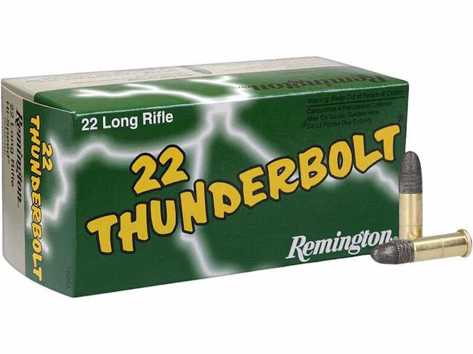 Remington Thunderbolt 22LR Ammo 40 Grain Round Nose (5000 rounds) - Image 1