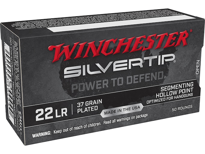 Winchester Silvertip Defense 22LR Ammo 37 Grain Fragmenting Hollow Point (2000 rounds ) - Image 1
