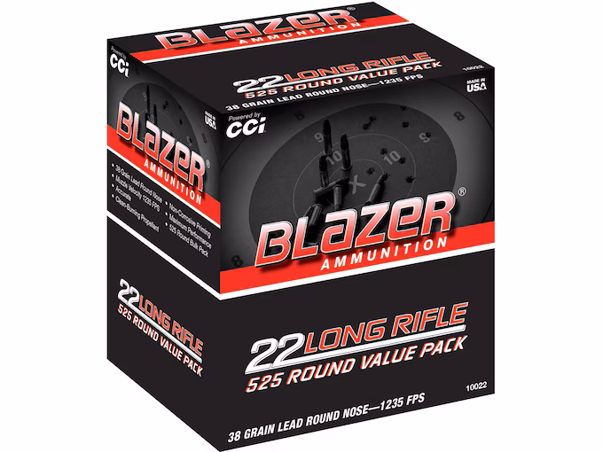 Blazer 22LR Ammo 38 Grain Round Nose (5250 rounds) - Image 1