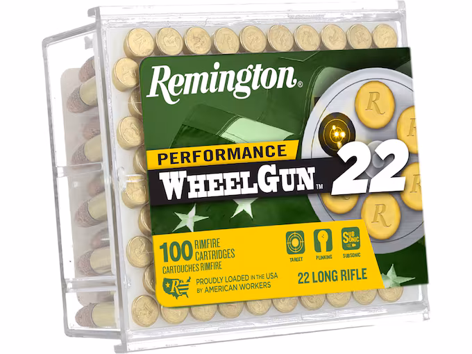 Remington Performance Wheel Gun 22LR Ammo 39 Grain Truncated Cone (5000 rounds) - Image 1