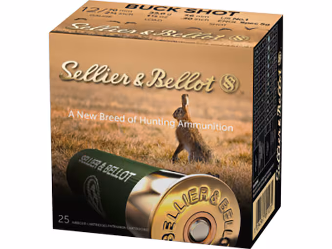 Sellier & Bellot 12 Gauge Buckshot Ammo 2-3/4" (250 rounds) - Image 1