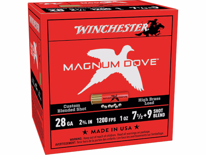 Winchester Magnum Dove 28 Gauge Ammo (250 rounds) - Image 1