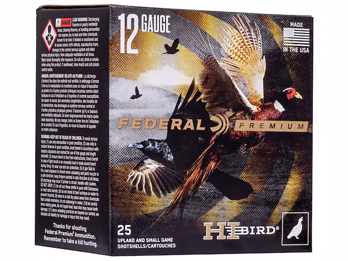 Federal Premium Hi-Bird 12 Gauge Ammo (250 rounds) - Image 1