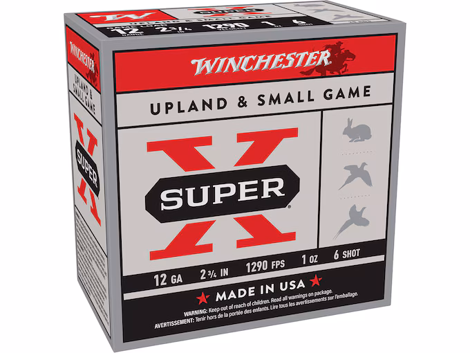 Winchester Super X Game Load 12 Gauge Ammo (250 rounds) - Image 1
