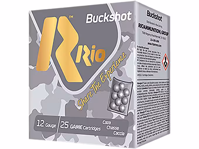Rio Royal Buck 12 Gauge Buckshot Ammo (250 rounds) - Image 1