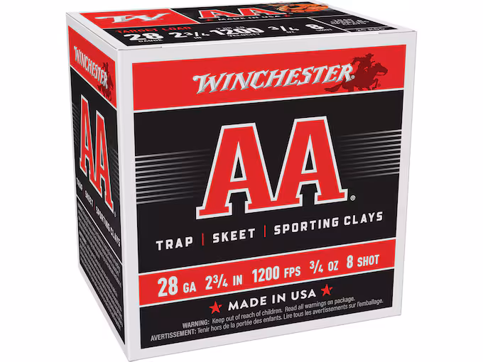 Winchester AA Target 28 Gauge Ammo (250 rounds) - Image 1