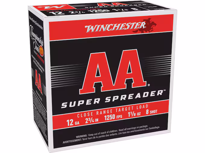 Winchester AA Super Spreader 12 Gauge Ammo (250 rounds) - Image 1