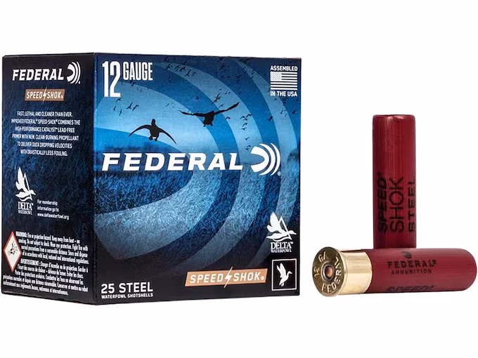 Federal Speed-Shok Waterfowl 12 Gauge Steel Ammo (250 rounds) - Image 1