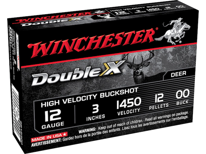 Winchester Double X 12 Gauge Buckshot Ammo 3" (250 rounds) - Image 1