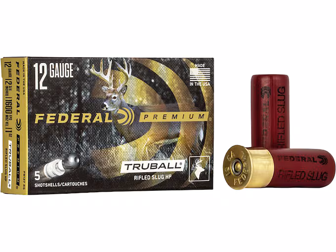 Federal Premium Vital-Shok 12 Gauge TruBall Hollow Point Rifled Slug 2-3/4" 1oz  (250 rounds) - Image 1