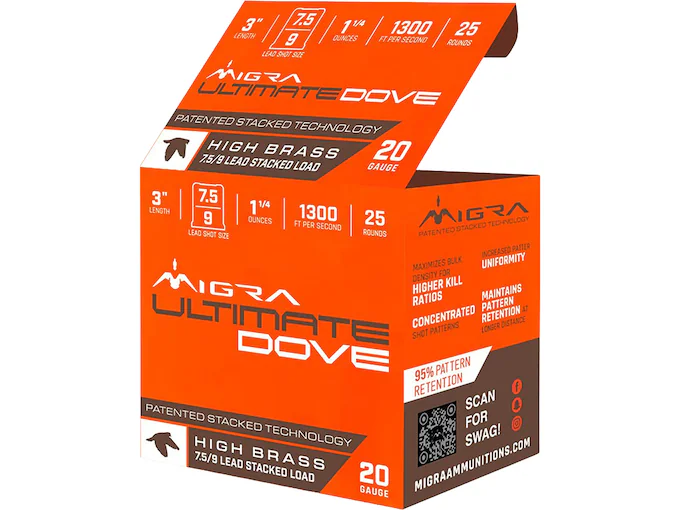 Migra Dove 20 Gauge Ammo (250 rounds) - Image 1