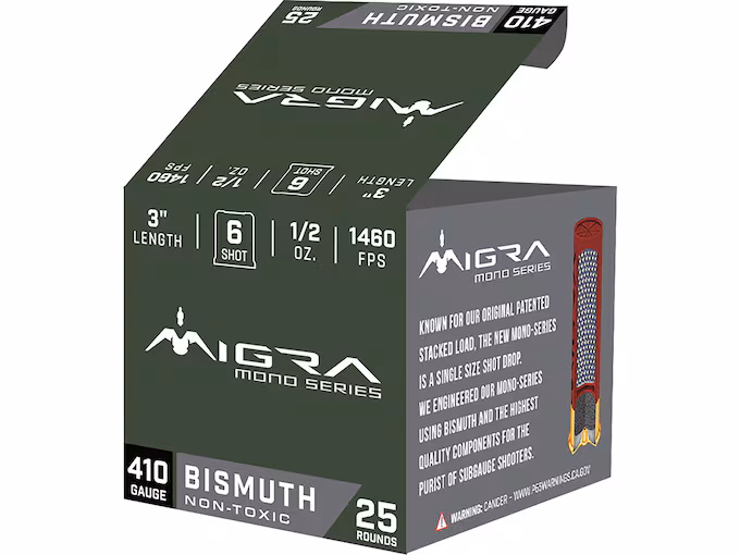 Migra Mono 410 Bismuth Ammo (250 rounds) - Image 1