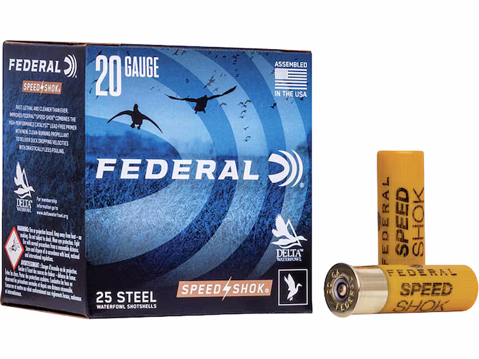 Federal Speed-Shok Waterfowl 20 Gauge Steel Ammo (250 rounds) - Image 1