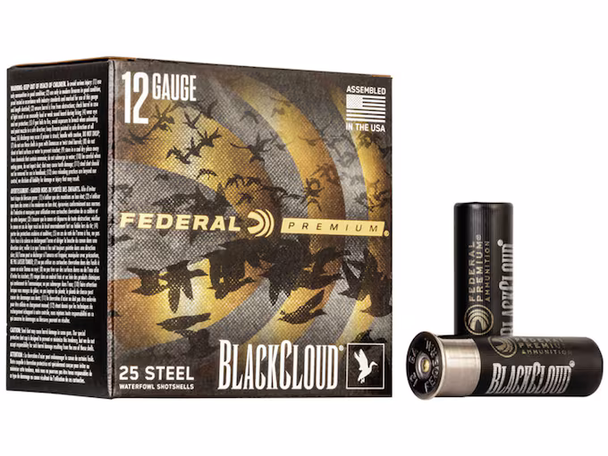 Federal Premium Black Cloud Waterfowl 12 Gauge Steel Ammo (250 rounds) - Image 1