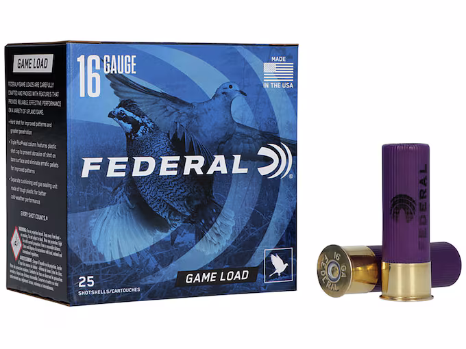 Federal Game Load 16 Gauge Ammo (250 rounds) - Image 1