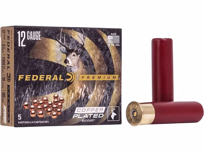 Federal Premium Vital-Shok 12 Gauge Buckshot Ammo 3-1/2" (50 rounds) - Image 1