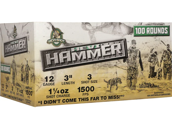 Hevi-Shot Hevi-Hammer 12 Gauge Steel and Bismuth Ammo (200 rounds) - Image 1