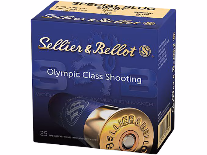 Sellier & Bellot Special Sport 12 Gauge Rifled Slug 2-3/4" 1oz (250 rounds) - Image 1