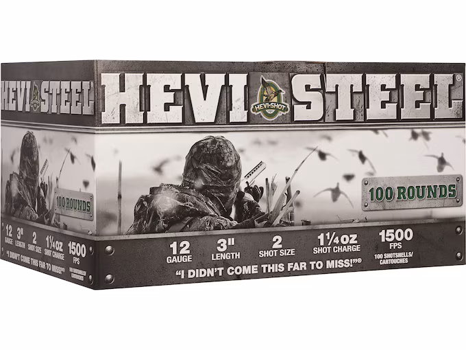 Hevi-Shot Hevi-Steel 12 Gauge Steel Ammo (200 rounds) - Image 1