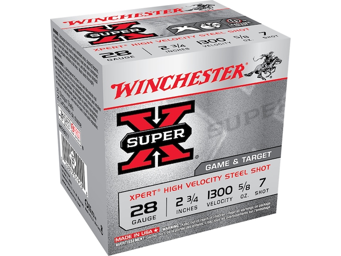 Winchester Xpert Game and Target 28 Gauge Steel Ammo (250 rounds) - Image 1