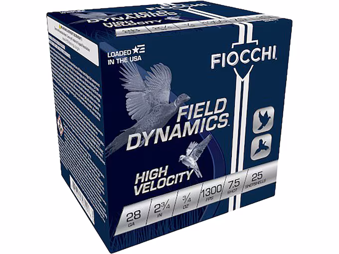 Fiocchi High Velocity 28 Gauge Ammo (250 rounds) - Image 1