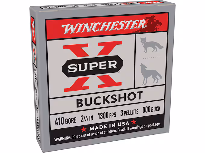 Winchester Super X 410 Buckshot Ammo 2-1/2" (250 rounds) - Image 1