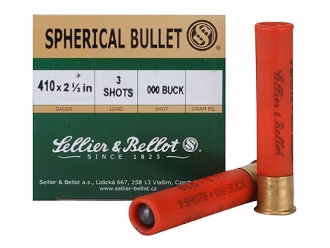 Sellier & Bellot 410 Buckshot Ammo 2-1/2" (500 rounds) - Image 1