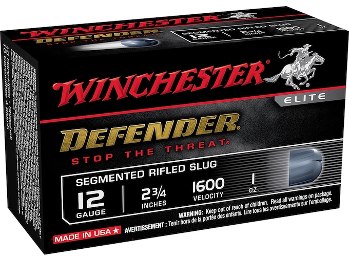 Winchester PDX1 Defender 12 Gauge Segmenting Rifled Slug 2-3/4" 1oz (100 rounds) - Image 1