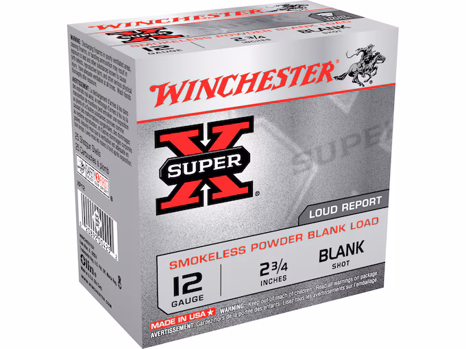 Winchester Field Trial Popper 12 Gauge Blank Ammo (250 rounds) - Image 1